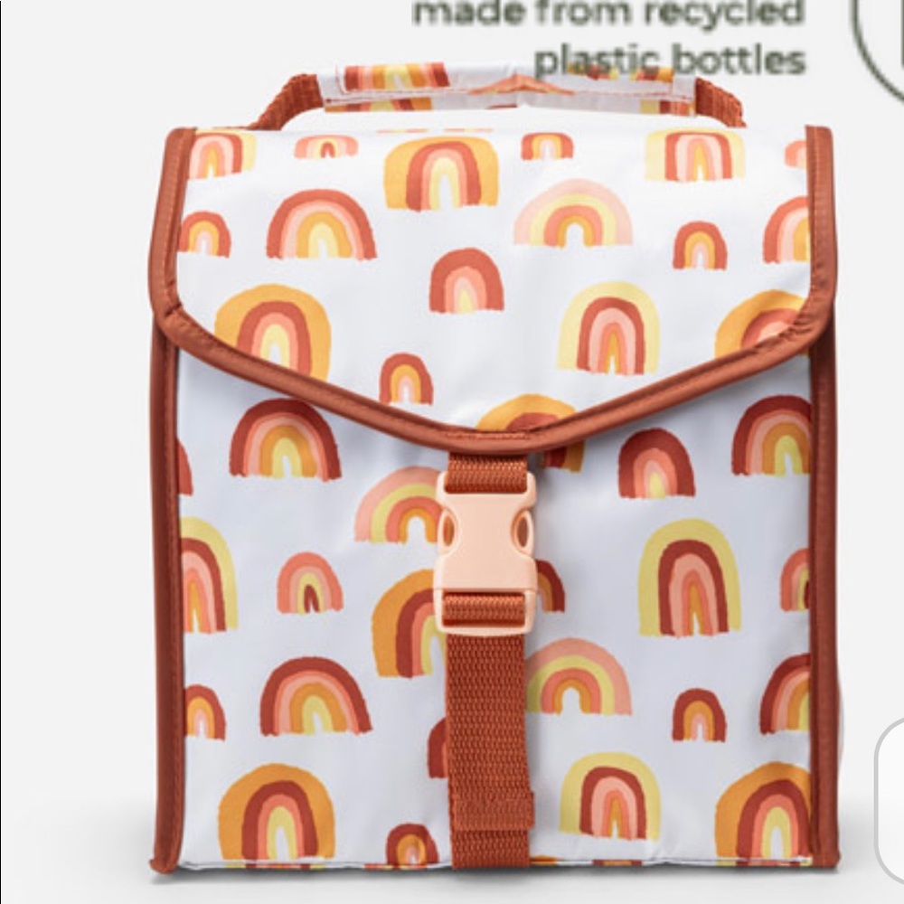 Thirty-One Fold Over Lunch Bag Boho Rainbows